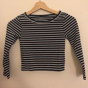 Brand New J Crew Striped Crop Top